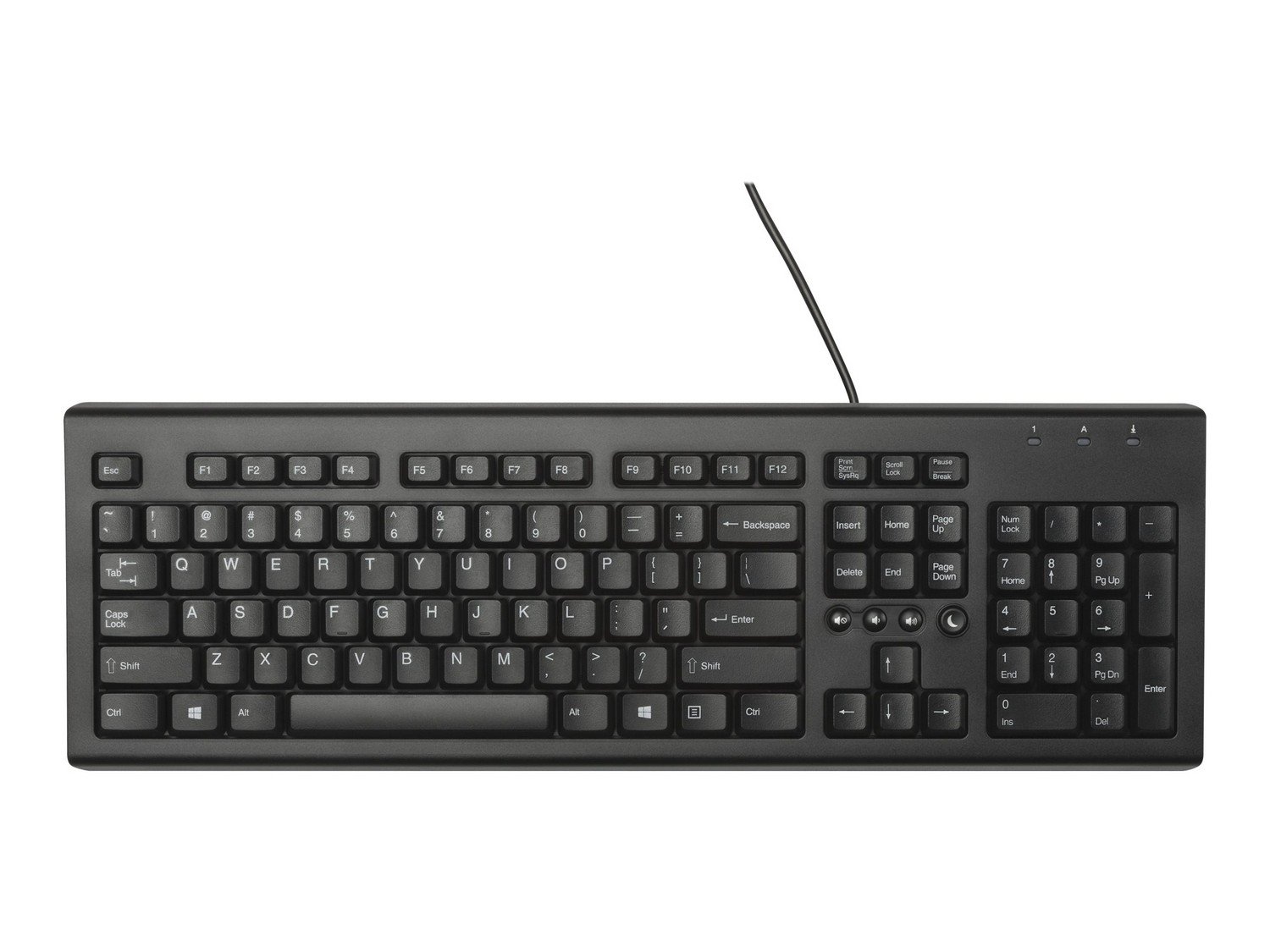 HP Classic Wired Keyboard - Tastaturen (478,02 x 177,8 x 36,06 mm, Schwarz, 460 x 150 x 30,5 mm)