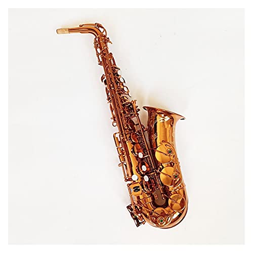 Altsaxophon Eb Kaffee Farbe Kupfer Simulation Sax Professionelle Spielen Holzblasinstrument Mit Mundstück