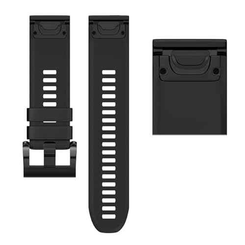 OPKDE Sport-Silikon-Uhrenarmband für Garmin Fenix 6X 6 6S Pro 5X 5 5S Plus 3HR D2 Bravo 20 22 26 mm, EasyFit Schnellverschluss-Drahtband, 26mm Fenix 6X 6X Pro, Achat