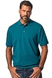 JP 1880 Herren große Größen Übergrößen Menswear L-8XL Poloshirt, Basic, Bauchfit, Halbarm, Piqué, XXL bis 10XL ozeanblau 7XL 712617761-7XL