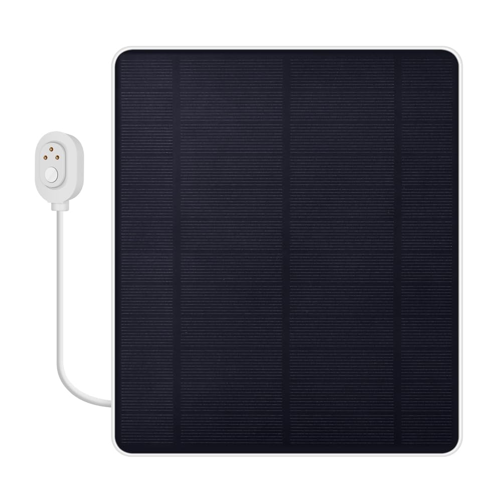 Kiudduy 5W Solarpanel für Überwachungskamera mit Verlängerungskabel IP65 Wasserdicht für Kamera