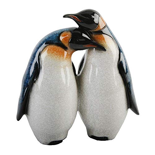 Collectable Natural World Gift Ornament - Two Penguins 15cm by The Juliana Collection