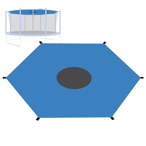 Trampolin Schattenabdeckung - Wasserdichte Zeltabdeckung mit Oxford Trampolin | Anti-UV-Sonnenschutz für Gartentrampolin im Freien