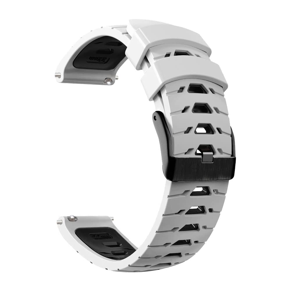 OPKDE 20 x 22 mm Smartwatch-Armband für Garmin Venu SQ/Venu2 Plus Armbänder Vivoactive 3 4/Forerunner 245 Uhrenarmband aus Silikon, For Forerunner 745, Achat