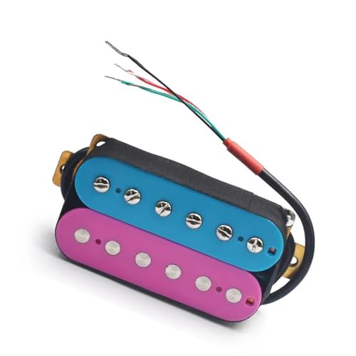 E-Gitarre Pickup Coil Spliting Pickup Humbucker Dual Coil Pickup 4Conduct Kabel N-7,5K/B-15K Ausgang e gitarren tonabnehmer (Color : Neck Pickup)