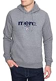 Merc of London Herren Pill, Hooded Sweatshirt mit Kapuze, Grau (Mineral Marl), L