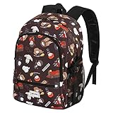 Harry Potter Cute-Fan Fight Rucksack 2.0, Schwarz