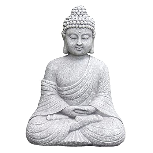 Yunnaty Vintage Garten Buddha Statue Drinnen Draussen Garten Buddhismus Figur Skulptur Hause BüRo GeschäFt Dekor Ornament