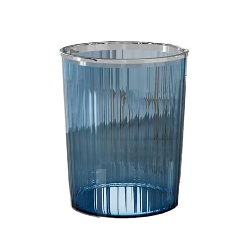 Geruchsdichter mülleimer/gartenhelfer Haushalt neuer großer Schlafsaal, Wohnzimmer, Küche, Schlafzimmer, Badezimmer, Badezimmer, Büro, transparenter Mülleimer Mülleimer mit deckel(Blue,Mittel)