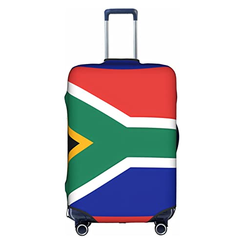 Trolley-Schutzhülle mit Südafrika-Flagge: >> Hohe Elastizität mit Reißverschluss, große Trolley-Tasche für 45,7 - 81,3 cm (18-32 Zoll)