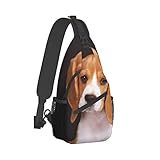 Ovely Haustier Hund Beagle Crossbody Brusttasche Schultertasche Wochenende Outdoor Wandern Rucksack