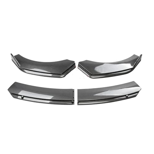 Frontspoiler Lippe Für Hyundai Für Accent 2008-2022 Auto Front Körper Stoßstange Spolier Lippe Kinn Diffusor Splitter Air Dam Kit Protector Guard Covers Frontstoßstange Spoiler(Carbon Fiber)