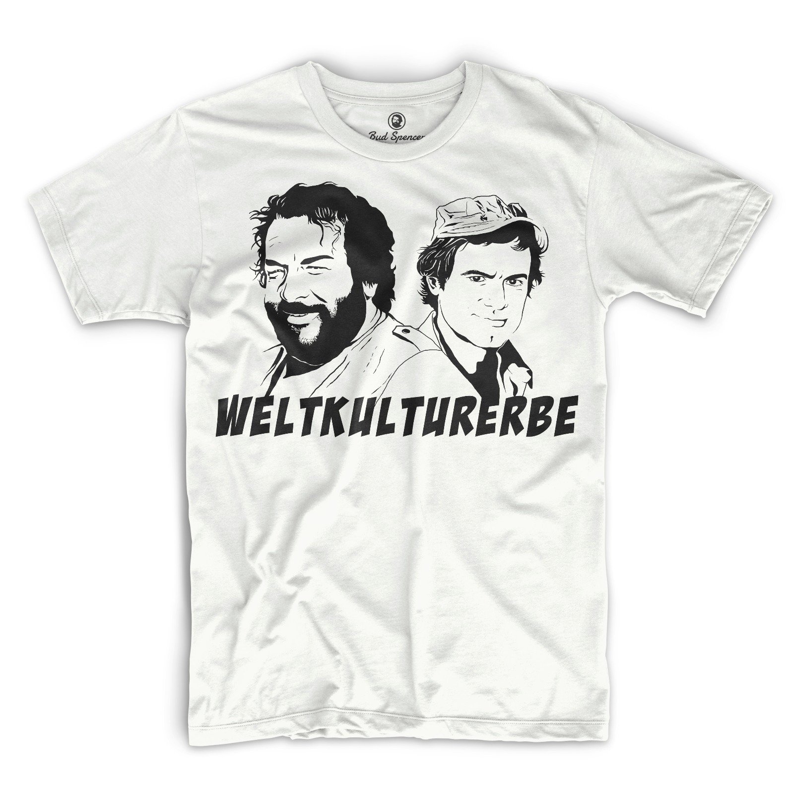 Bud Spencer® Herren Weltkulturerbe T-Shirt (Weiss) (4XL)