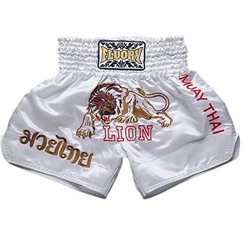 FLUORY Muay Thai Kampfshorts, MMA-Shorts, Kleidung, Training, Käfig, Kampfsport, Kickboxen, Shorts