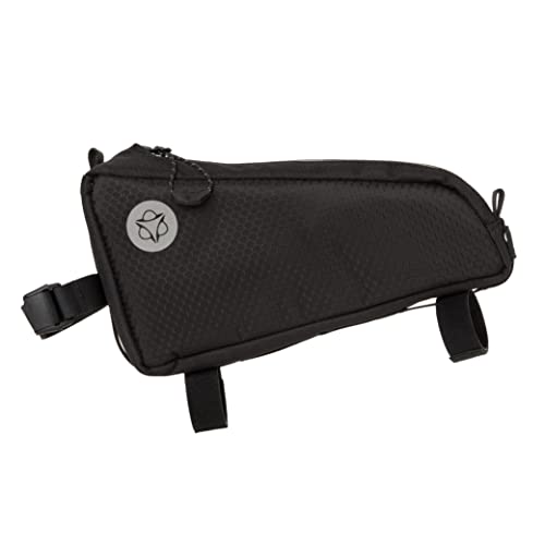 AGU Top-Tube Bikepacking, Fahrrad Rahmentasche, Fahrradtasche Rahmen, Schwarz - 0,7 Liter