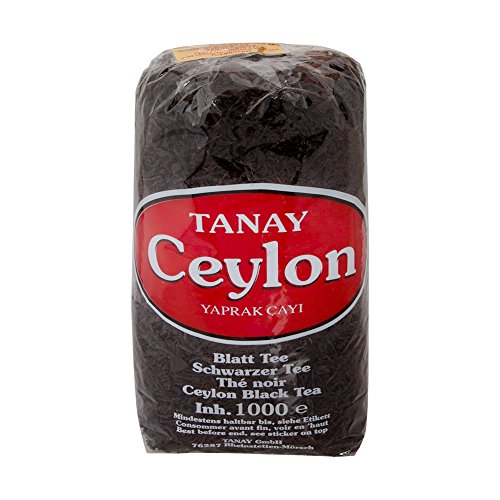 9 x 1000g Tanay Ceylontee Schwarztee Ceylon Black Tea Yaprak Cay