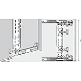 ACCURIDE 1432 Scharnierleiste, Stahl schwarz