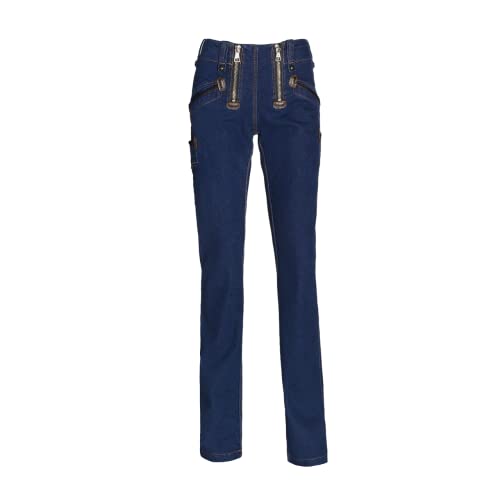 OYSTER Damen Zunfthose Lore Stretch Jeans, Größe 34, blau