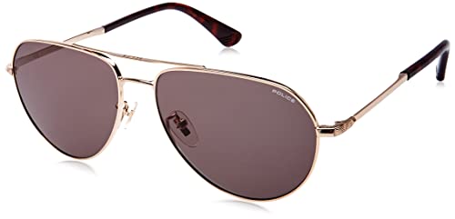 Police Unisex SPLE25 Sunglasses, Glänzend/Roségold, 59