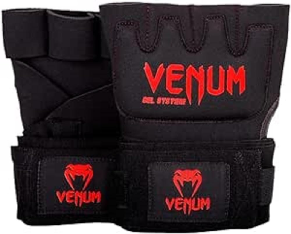 Venum, Kontact Gel Handschuh Wraps, Herren, XS, Schwarz/Rot