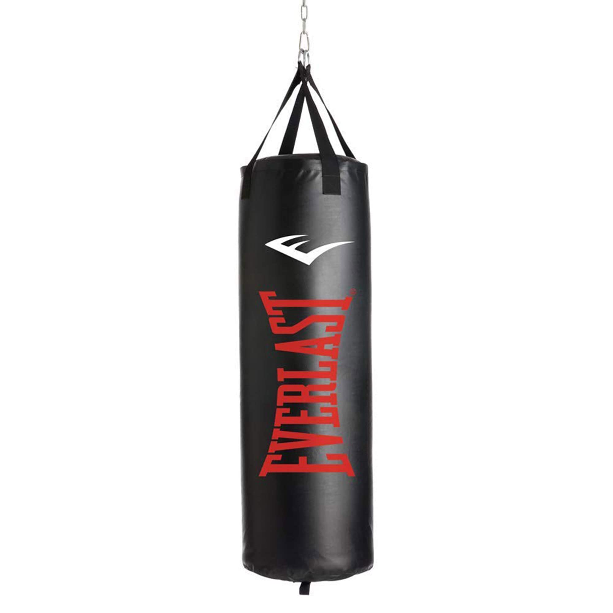 Everlast P00001263 70LB Heavy Bag Heavy Punching Bags, Black/Red,