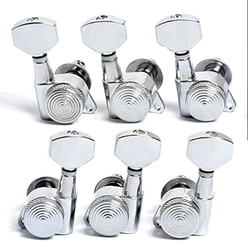 Gitarren Stimmwirbel 6 Stücke Gitarre Tuning Pegs Tuner Machine Köpfe Mit Schloss Chrom-Verriegelung Tuning-Tasten Für Elektrische Akustikgitarre (Color : 3L3R)