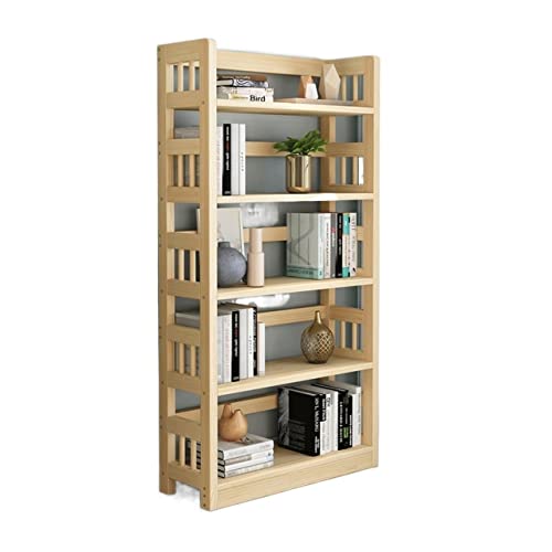 Bücherregal, Bücherregal, Aufbewahrung, Präsentationsregal, 5-lagiges Regal für den Innenbereich, deckenhohe Aktenablage, Lagerregal, geeignet für Wohnzimmer, Arbeitszimmer, Büro, Aufbewahrung, Präse