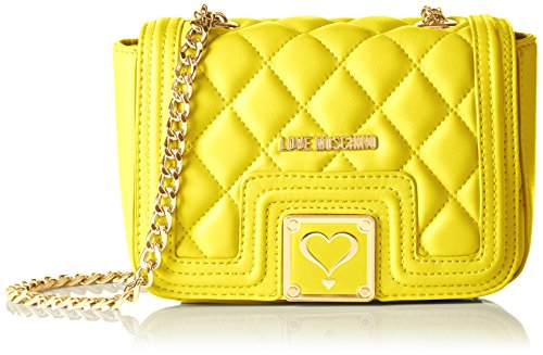 Love Moschino Damen JC4013 Umhängetasche Gelb (yellow)