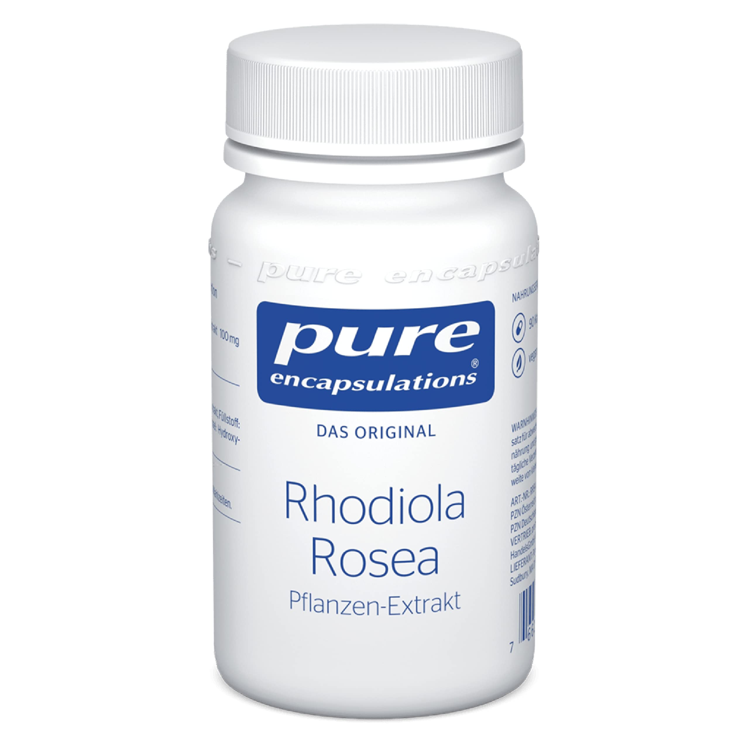 Pure Encapsulations - Rhodiola Rosea - Hochwertiger Rhodiola-Extrakt für Arbeitsbedingten Stressabbau - 90 vegetarische Kapseln