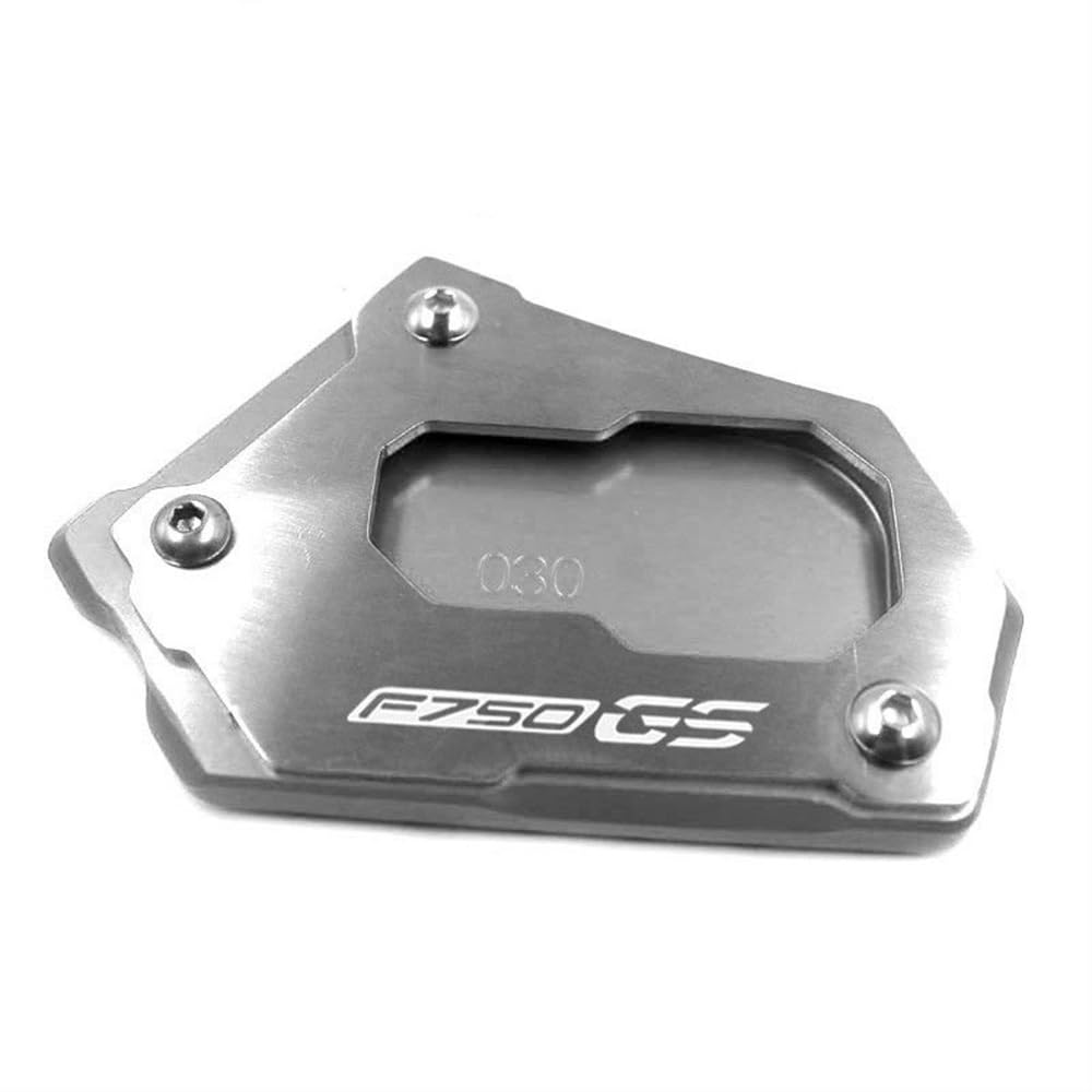 BOEYDSE88 Motorrad-Seitenständerpolster Motorrad CNC Kickstand Fuß Seitenständer Verlängerung Pad Stützplatte Vergrößern Für B&MW F850GS F750GS F850 F750 GS F 750 GS F 850(3)