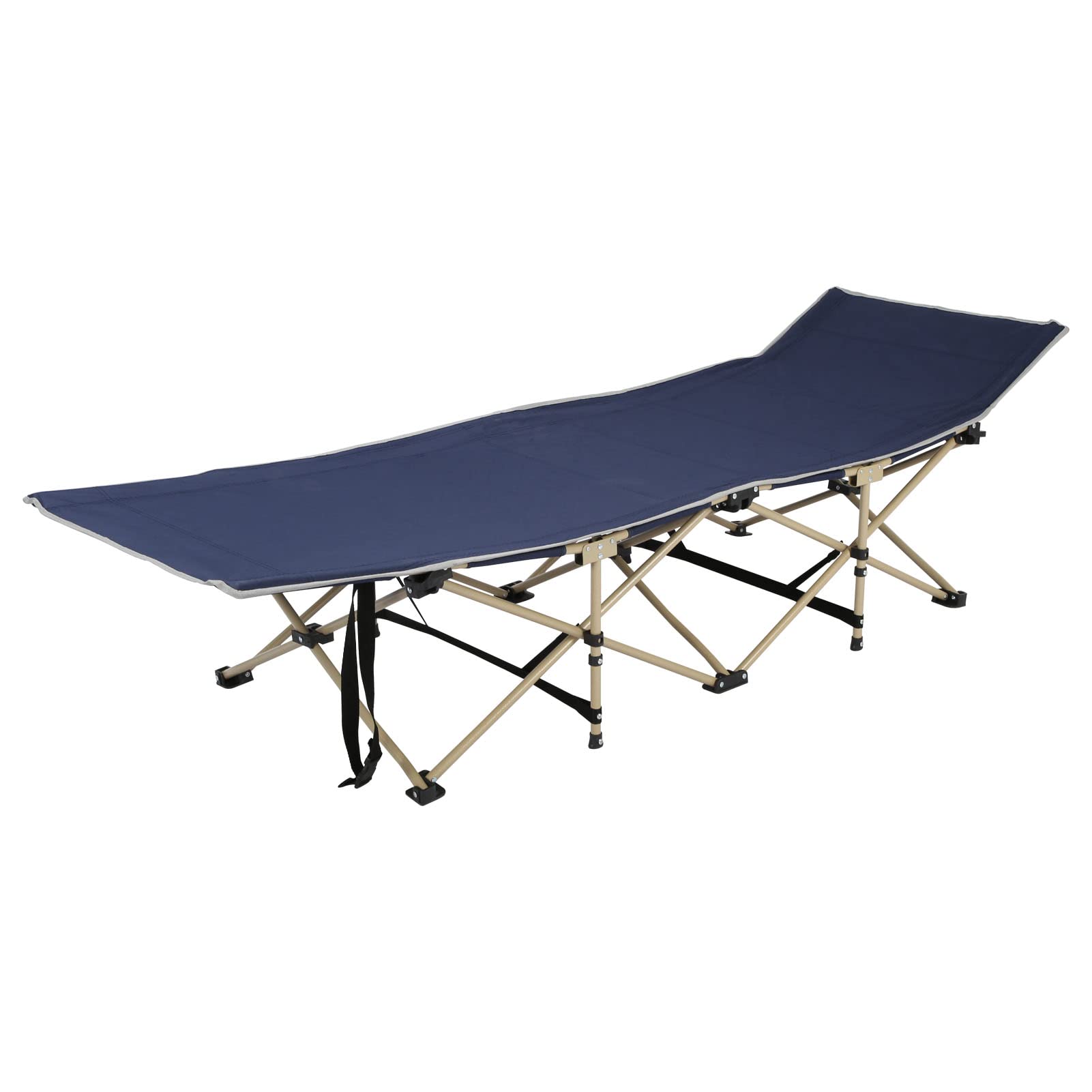 Trintion Campingbett Feldbett Klappbar XL Faltbar Campingliege Klappbett Gästebett für Camping Garten Strand Reisen Outdoor Indoor 250kg Belastbar