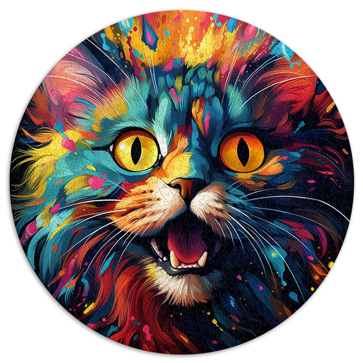 Puzzle für Geschenke, Katzen, für Erwachsene, 1000 Teile, Puzzle, 67,5 x 67,5 cm, Puzzles, Geschenke, Spielzeug, Puzzles, Lernspiele, Stressabbau-Puzzles