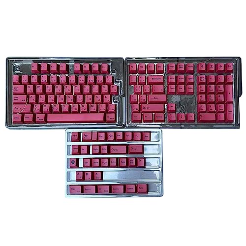 CherryProfile mechanische Tastatur-Tastenkappe, PBT-Farbstoff, Sublimation, Kirschprofilhöhe für 61/64/87/96/98/104/108, 140 Tasten, japanische Tastenkappen für mechanische Tastatur, CherryProfile