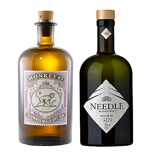 Monkey 47 Gin (0,5l) + Needle Gin (0,5l) - Zwei Gin´s aus dem Schwarzwald