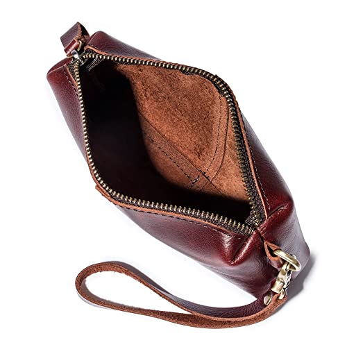 NEWNAN 1 Stück Retro Lange Brieftasche Clutch Bag Große Kapazität Handgelenktasche Old Business Handtasche Herren (Farbe: A, Größe: 18 * 10 * 4m)