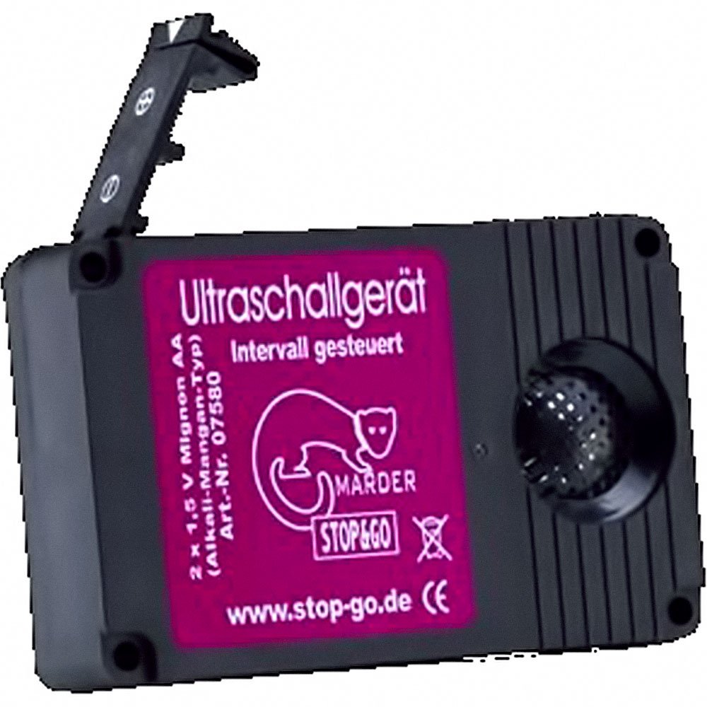 STOP&GO Marderschockgerät Ultraschall Inklusive 2 Batterien