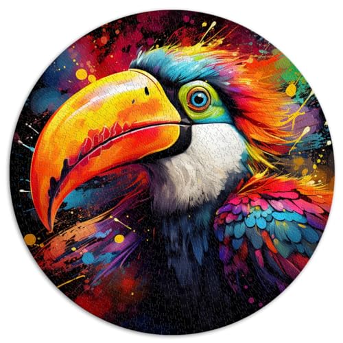 Puzzle für Puzzle Tier Tukan 1000 Teile Puzzle Erwachsene Puzzle Geschenke 26,5x26,5 Zoll Puzzles als Geschenke für Freunde und Familie