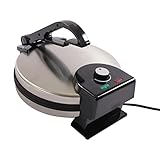 MIIWWOWO 1800w Elektrische Roti Maker Chapati Maker Fladenbrot Tortilla Presse, 32cm Automatic Roti Maker Machine Antihaftbeschichtung Temperatur Einstellbar, Pizza Maker für Omeletts Quesadilla