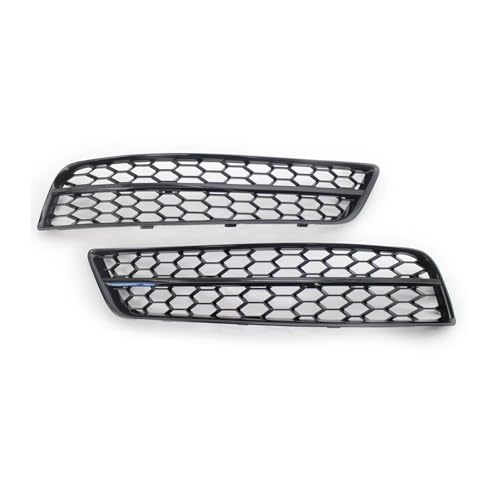 Frontgrills Für Für A3 8P 2009-2013 Chrom Schwarz Auto Front Nebel Licht Grill Abdeckung Trim Waben Grill Front Bumper Grille(Schwarz)