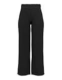 JDY Damen JDYLOUISVILLE Catia Wide Pant JRS NOOS Hose, Black, L/34