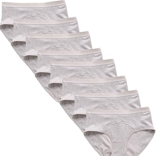 8pcs PeriodenunterschwäSche Starke Blutung, Reine Baumwolle Inkontinenz Slip, Perioden Bademode Zum Schwimmen, Femtis Perioden UnterwäSche