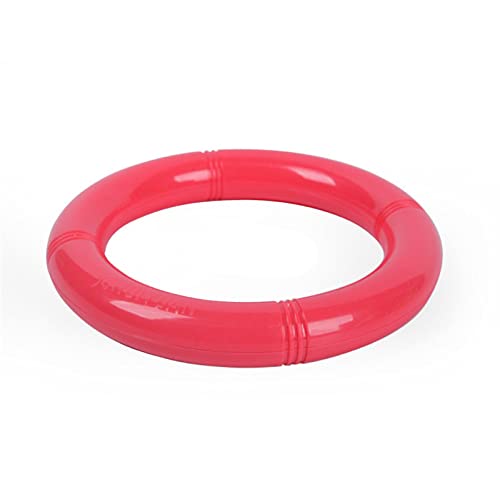 BFVAKBKYT Gymnastik Ringe,Suspension Trainer System, 1 Paar = 2 Stück 19,5 cm Kunststoff Fitness Gymanstic Kreis Ring Morgen Übung for Kindegarten Kinder Ring(Red)