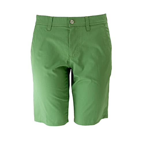 ALBERTO Herren Shorts Golfshorts Earnie Ceramica Gabardine, Farbe:Green(630), Größe:46