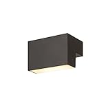 SLV Wandaufbauleuchte L-LINE OUT WL / Beleuchtung für Wände, Wege, Eingänge, LED Spot außen, Aufbau-Leuchte Outdoor, Gartenlampe / IP65 7.0W 570lm anthrazit 1003539