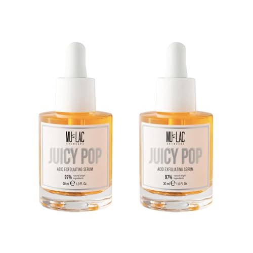 Mulac Cosmetics Kit 2 Stück Juicy Pop Acid Exfoliating Serum Peeling Serum mit veganen Säuren 30 ml