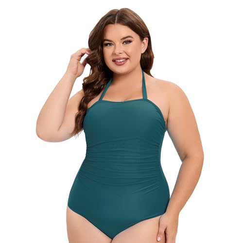 Zkydhbd Damen Schwimmanzug Mit Neckholder Und Neckholder Push Up Badeanzug 1-teiliger Badeanzug Für Den Urlaub Strandkleidung