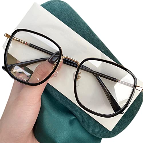 letaofang Reading Glasses Ultralight Big Frame Myopia Glasses Dioptres 0-0.5 0.75-1.0 to -6.0 Myopia Glasses Women Men Unisex