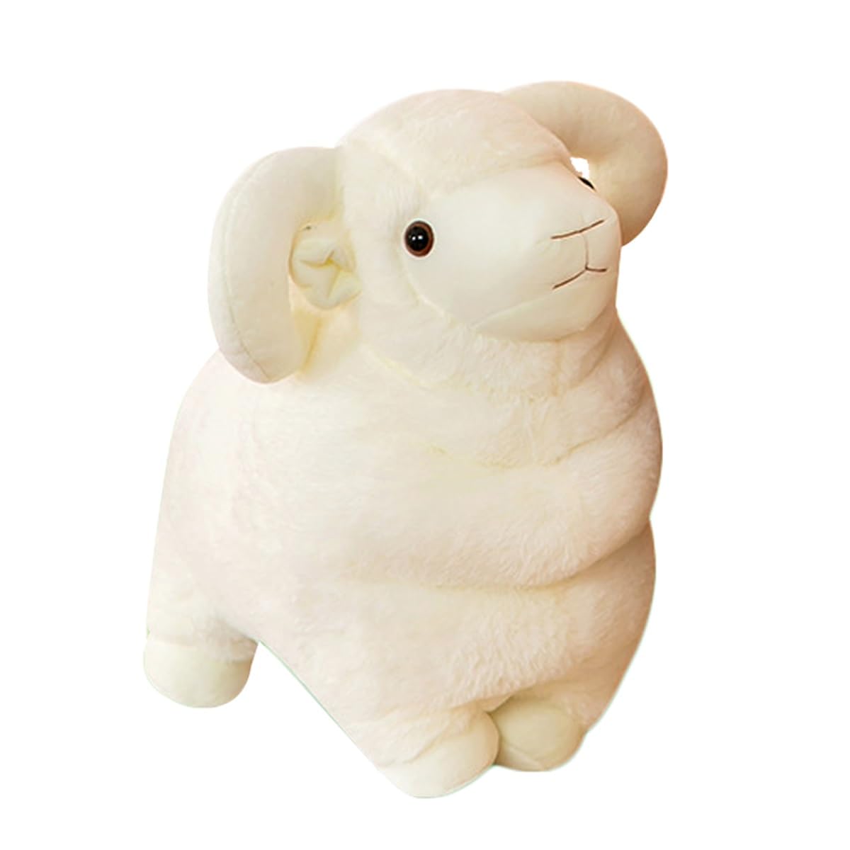 DANAIM Goat Plush Toys,25 Inch Sheep Stuffed Animal Cute Little Sheep Doll Children's Pillow Hugging Toy Gifts for Kids Birthday Christmas(White,65cm)