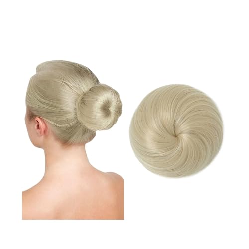 Haarteil Haargummi Synthetisches Haar, Dutt-Verlängerung, Clip-in-Haarteil, Kunsthaar-Schwanz, Donut, Kordelzug, Chignon, Haarteil, Hochsteckfrisur, Haarteil, Pferdeschwanz Haarverlängerung(613)