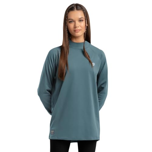 SIROKO - Thermo Shirt für Schnee für Damen Slush-W Steel - M - Stahlblau